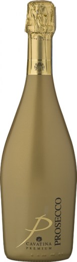 cavatina prosecco spumante doc extra dry gold bottle